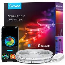 Fita de LED RGBIC Govee 20m - Controle via Bluetooth e App Fita de LED RGBIC Govee 20m - Controle via Bluetooth e App