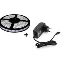 Fita De Led Rolo 5m Branco Frio Ou Branco Quente + Fonte