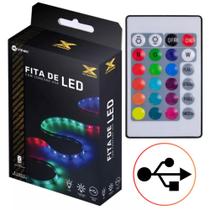 Fita de Led Vinik Luz Rgb Vx Gaming Com Controladora Rgb Conexão USB 1 Metro Com 60 Pontos Led
