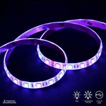 Fita De Led Vx Gaming Rgb Com Controlador Conexão Usb 120 Pontos De Led 2 Metros - Lru2 Fita De Led Vx Gaming Rgb Com Controlador Conexão Usb 120 Pontos De Led 2 Metros - Lru2