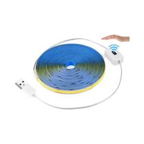 Fita De Luz LED COB Dimmable 5V USB Com Interruptor Sensor 1M 2M 3M Lâmpada Flexível Para Iluminação