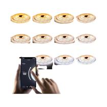 Fita De Luz LED Inteligente WiFi COB CCT 24V 3M 5M Fita De Lâmpada Regulável Funciona Com Alexa