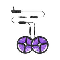 Fita De Luz LED UV 5M/10M 12V 385-400nm Luz Negra Flexível 2835 SMD Para Decoração De Festa