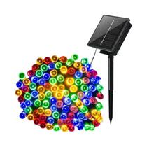 Fita De Luz Solar LED 1/2PCS Com 8 Modos Para Decoração De Jardim, Terraço, Porta, Pátio E Casamento