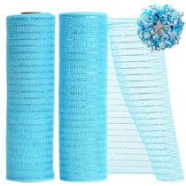 Fita de malha decorativa TONIFUL 2 rolos 25cm x 9m azul Fita de malha decorativa TONIFUL 2 rolos 25cm x 9m azul