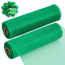 Fita de malha decorativa TONIFUL 2 rolos 25cm x 9m verde
