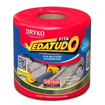Fita de Manta Asfáltica AutoAdesiva Aluminizada 15cm x 10 Metros Drykofita - FVD15 - DRYKO Fita de Manta Asfáltica AutoAdesiva Aluminizada 15cm x 10 Metros Drykofita - FVD15 - DRYKO
