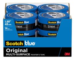 Fita de pintura 3M ScotchBlue Original 1,88 cm x 55 m 12 rolos