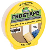Fita de pintura FrogTape Delicate Surface 3,6 cm x 55 m amarela