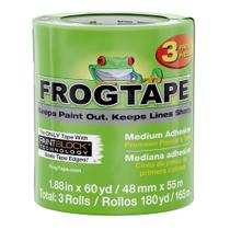 Fita de pintura FrogTape Multi-Surface com PAINTBLOCK 48 mm, pacote com 3