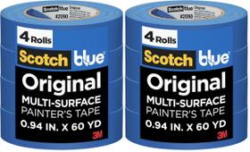 Fita de Pintura ScotchBlue 24 mm 55 m 4 Rolos por Pacote Fita de Pintura ScotchBlue 24 mm 55 m 4 Rolos por Pacote