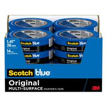 Fita de pintura ScotchBlue Original 36 mm x 55 m 16 rolos Fita de pintura ScotchBlue Original 36 mm x 55 m 16 rolos
