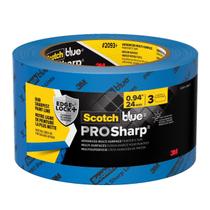 Fita de pintura ScotchBlue ProSharp 24 mm x 55 m 3 rolos de fita azul Fita de pintura ScotchBlue ProSharp 24 mm x 55 m 3 rolos de fita azul