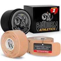 Fita de prevenção de bolhas Bighorn Athletics 134 tiras pré-cortadas Fita de prevenção de bolhas Bighorn Athletics 134 tiras pré-cortadas