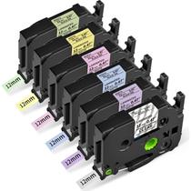 Fita de recarga Freshworld para Brother pTouch Label Maker 12 mm