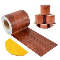 Fita de reparo com textura de madeira autoadesiva em PVC