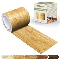 Fita de reparo de grãos de madeira Besezx autoadesiva 0,7 cm x 4,6 m