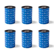 Fita de resina ZEBRA Premium Black para impressora industrial 110mm Fita de resina ZEBRA Premium Black para impressora industrial 110mm