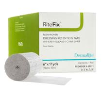 Fita de retenção de curativo DermaRite RiteFix 6cm x 10m Fita de retenção de curativo DermaRite RiteFix 6cm x 10m