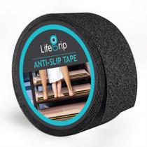 Fita de segurança LifeGrip Anti Slip Stair Tread Rubber Black Fita de segurança LifeGrip Anti Slip Stair Tread Rubber Black