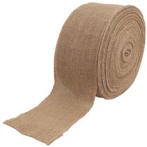 Fita de serapilheira KINJOEK, tecido de juta natural de 15 cm de largura e 50 m de comprimento