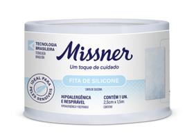 Fita De Silicone Hipoalérgica 2 Un (2,5cm X 1,5m) - Missner