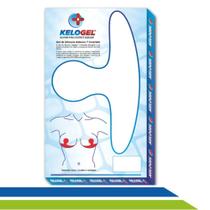 Fita de Silicone Mamoplastia Mastopexia em T Invertido 23x13cm 2un Kelogel Fita de Silicone Mamoplastia Mastopexia em T Invertido 23x13cm 2un Kelogel