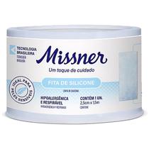 Fita de Silicone Missner Hipoalérgica 2.5cmx1.5m - unidade