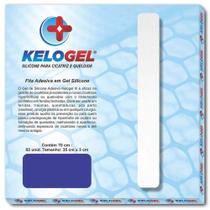 Fita de Silicone para Cicatriz e Prevenção de Queloides 70 x 3cm - 2 fitas de 35 cm - kelogel