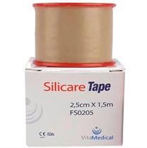 Fita de silicone para cicatrizacao Cesárea Queloide 1un 2,5cm x 1,5m - VT HEALTH CARE