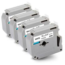 Fita de substituição de etiqueta Labelwell M-K231 para Brother 12mm