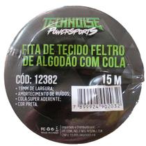 Fita de Tecido Feltro de Algodao Com Cola para Chicote - Rolo 15m Technoise Fita de Tecido Feltro de Algodao Com Cola para Chicote - Rolo 15m Technoise