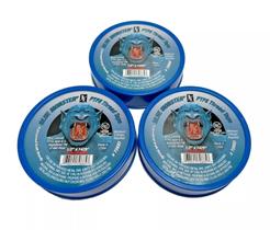 Fita de teflon Milrose Blue Monster de 1/2 x 1429 polegadas (pacote com 3) Fita de teflon Milrose Blue Monster de 1/2 x 1429 polegadas (pacote com 3)