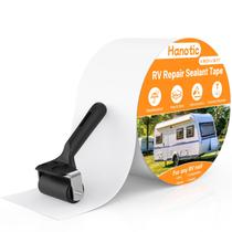 Fita de telhado RV Hanotic 10 cm x 15 m com rolo branco resistente a UV