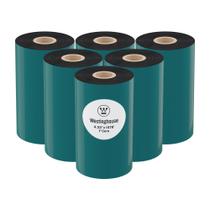 Fita de Transferência Térmica Westinghouse 4,33cm x 450m - Compatível com Zebra ZT410