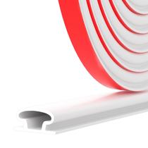 Fita de vedação de porta Weather Stripping OXRQ em forma de D branca