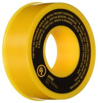 Fita de Vedação de Rosca PTFE para Linha de Gás Harvey 017065 Amarela Fita de Vedação de Rosca PTFE para Linha de Gás Harvey 017065 Amarela