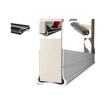 Fita De Vedação Inferior Para Porta Em PVC Flexível, Isolante Acústico, À Prova De Poeira E Vento