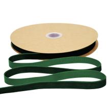 Fita de Veludo Simplegoal Verde Floresta - 1cm x 23m - Ideal para Natal