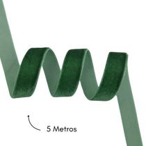 Fita de Veludo Verde Vermelha Kit Natal 5m 12mm Escolha Cor