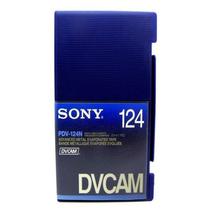 Fita de Vídeo Sony PDV124N Uma da marca com capacidade 124 minutos gravação.