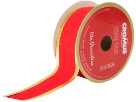 Fita Decorativa 210912 Largura 3,8cm Lvermelha C/9,14 Mts Fita Decorativa 210912 Largura 3,8cm Lvermelha C/9,14 Mts