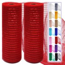 Fita decorativa Ableme Deco 25cm x 9m vermelha 2 rolos Fita decorativa Ableme Deco 25cm x 9m vermelha 2 rolos