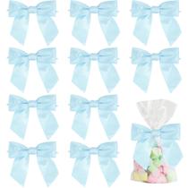 Fita decorativa AIMUDI, laços azuis, 11 cm, 36 peças