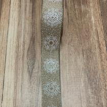 Fita Decorativa Aramada Floco De Neve FT738 Tok Da Casa-Pç