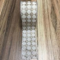 Fita Decorativa Aramada Losango Gold FT1389 Tok Da Casa-Pç