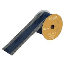 Fita Decorativa Aramada Natal Azul Glitter Champanhe Laço 9m Guirlanda Presente Árvore Enfeite Fita Decorativa Aramada Natal Azul Glitter Champanhe Laço 9m Guirlanda Presente Árvore Enfeite