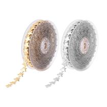 Fita decorativa AUEAR Silver Gold Star 15mm 30m