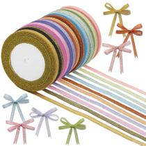 Fita decorativa Boerni 10 rolos 6mm x 23m Glitter