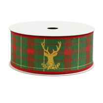 Fita Decorativa C/ Estampa De Rena 2,5cmx9,14m C/1Un 1056220